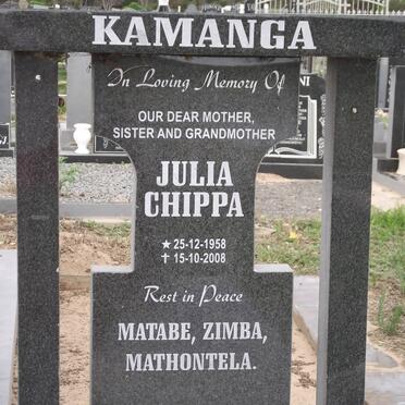 KAMANGA Julia Chippa 1958-2008