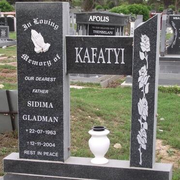 KAFATYI Sidima Gladman 1963-2004