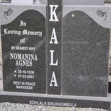 KALA Nomanina Agnes 1936-2007