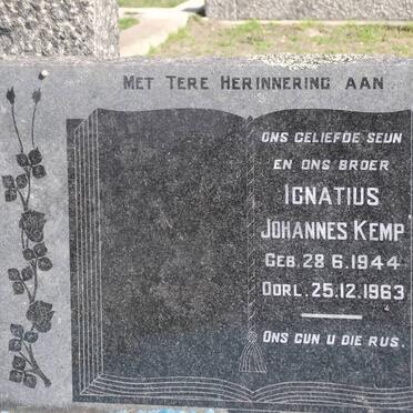 KEMP Ignatius Johannes 1944-1963