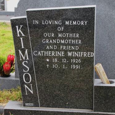 KIMSON Catherine Winifred 1926-1991