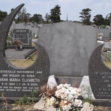 KOEN Marthinus 1918-1983 &amp; Sarah Maria Elizabeth 1920-2000