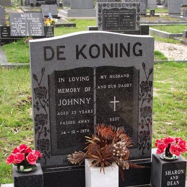 KONING Johnny, de -1978
