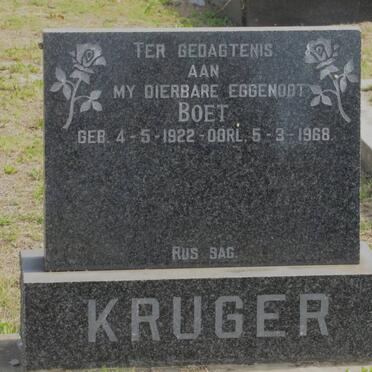 KRUGER Boet 1922-1968