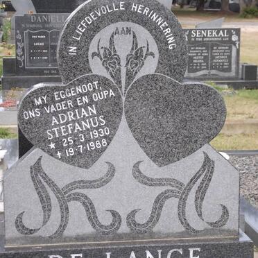 LANGE Adrian Stephanus, de 1930-1988