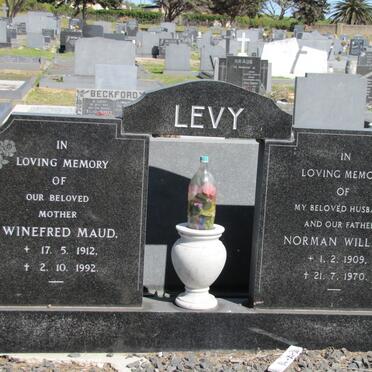 LEVY Norman William 1909-1970 &amp; Winefred Maud 1912-1992