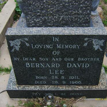 LEE Bernard David 1911-1966