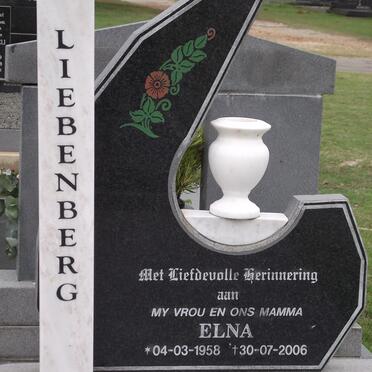 LIEBENBERG Elna 1958-2006