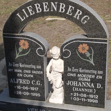 LIEBENBERG Alfred C.G. 1917-1995 &amp; Johanna D. 1912-1998