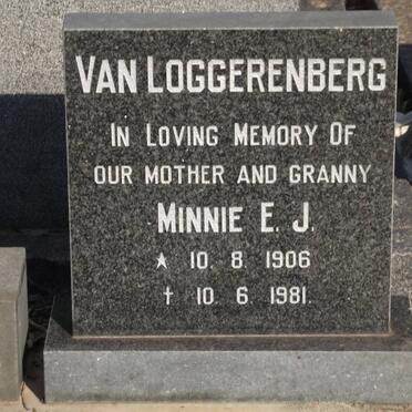 LOGGERENBERG Minnie E.J., van 1906-1981
