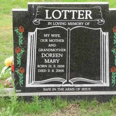 LOTTER Doreen Mary 1936-2005