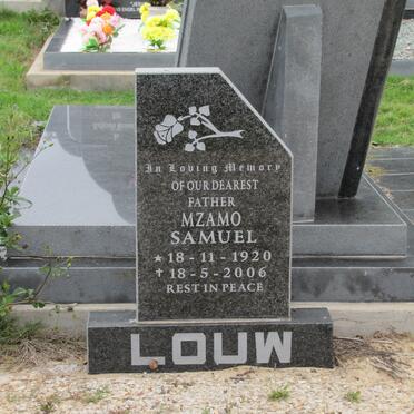 LOUW Mzamo Samuel 1920-2006
