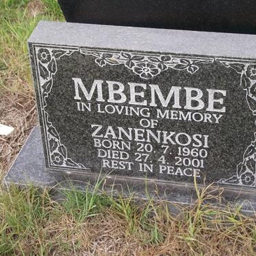 MBEMBE Zanenkosi 1960-2001