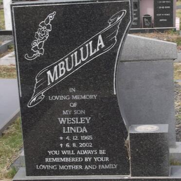 MBULULA Wesley Linda 1965-2002