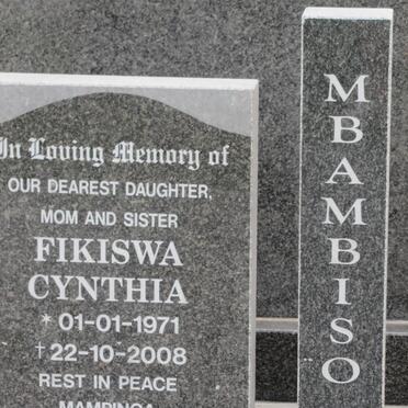 MBAMBISO Fikiswa Cynthia 1971-2008