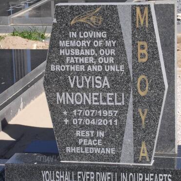 MBOYA Vuyisa Mnoneleli 1957-2011