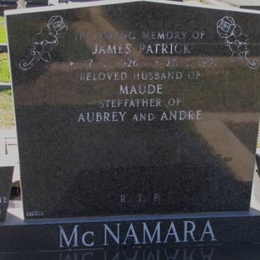 MC NAMARA James Patrick 1926-1995