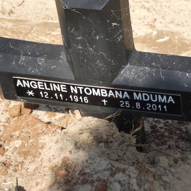 MDUMA Angelina Ntombana 1916-2011