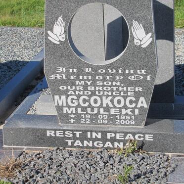 MGCOKOCA Mluleki 1951-2009