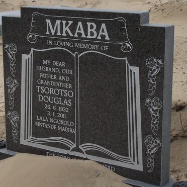 MKABA Tsorotso Douglas 1932-2011