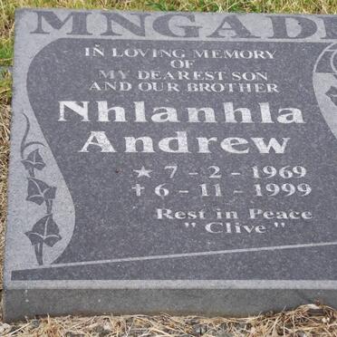 MNGADI Nhlanhla Andrew 1969-1999
