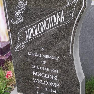 MPOLONGWANA Mncedisi Welcome 1974-2001