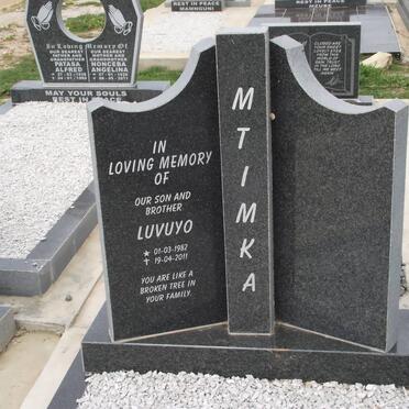 MTIMKA Luvuyo 1982-2011