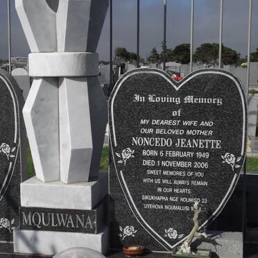 MQULWANA Noncedo Jeanette 1949-2006