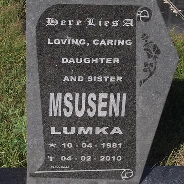 MSUSENI Lumka 1981-2010