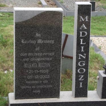 MADLINGOZI Makaya Milton 1938-2003