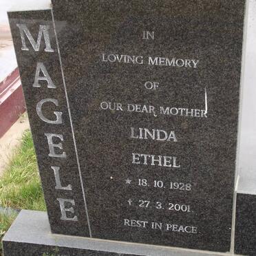 MAGELE Linda Ethel 1928-2001