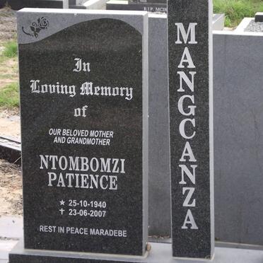 MANGCANZA Ntombomzi Patience 1940-2007