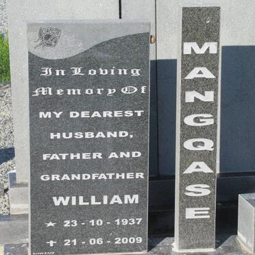 MANGQASE William 1937-2009