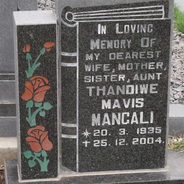 MANGALI Thandiwe Mavis 1935-2004
