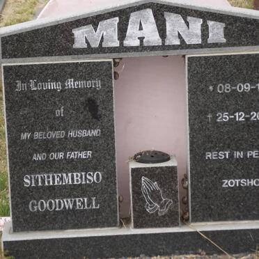 MANI Sithembiso Goodwell 1963-2000
