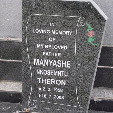 MANYASHE Nkosemntu Theron 1958-2008