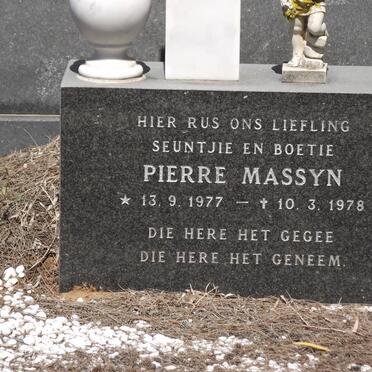 MASSYN Pierre 1977-1978