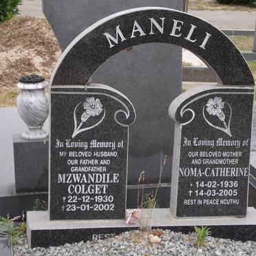 MANELI Mzwandile Colget 1930-2002 &amp; Noma-Catherine 1936-2005