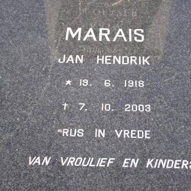 MARAIS Jan Hendrik 1918-2003