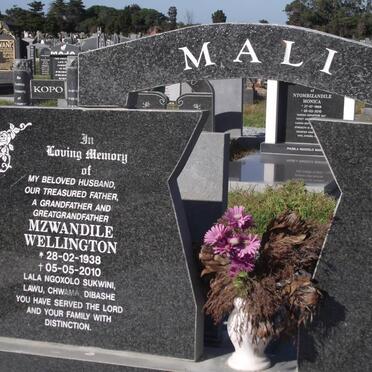 MALI Mzwandile Wellington 1938-2010