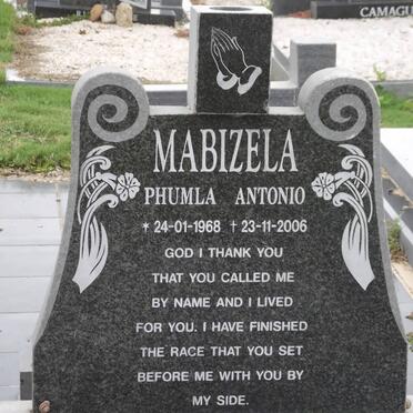 MABIZELA Phumla Antonio 1968-2006