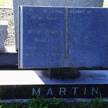 MARTIN Irene Doris Mabel 1920-1972