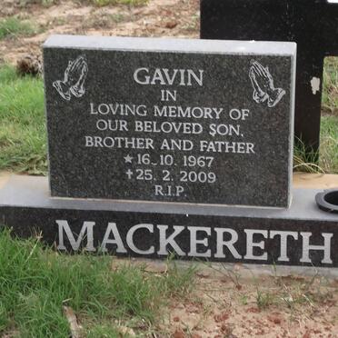 MACKERETH Gavin 1967-2009