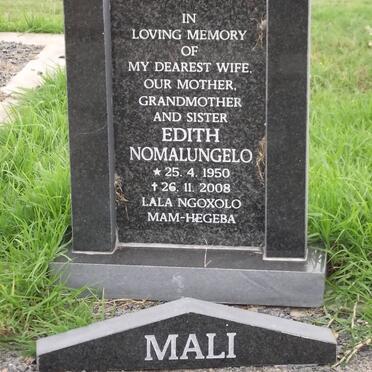 MALI Edith Nomalungelo 1950-2008