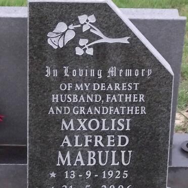 MABULA Mxolisi Alfred 1925-2006