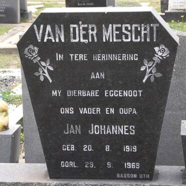 MESCHT Jan Johannes, van der 1919-1969