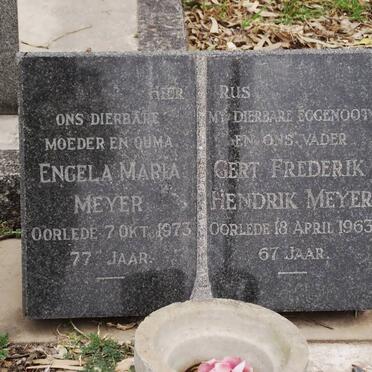 MEYER Engela Maria -1973 &amp; Gert Frederik Hendrik -1963