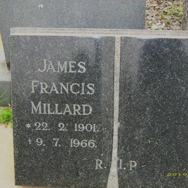 MILLARD James Francis 1901-1966