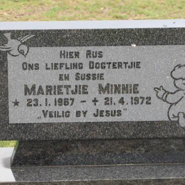 MINNIE Marietjie 1967-1972