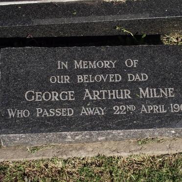 MILNE George Arthur -1962